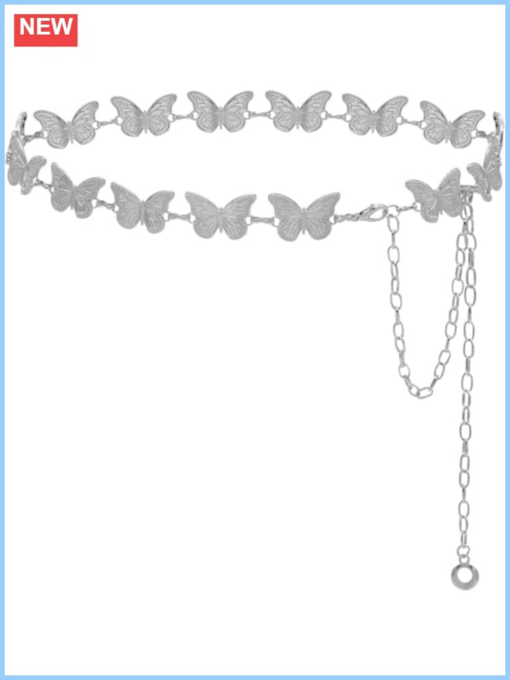 Metal Waist Chain Belt for Women Girls Belly Link Body Jewelry